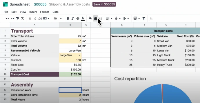 Odoo v18_spreadsheet