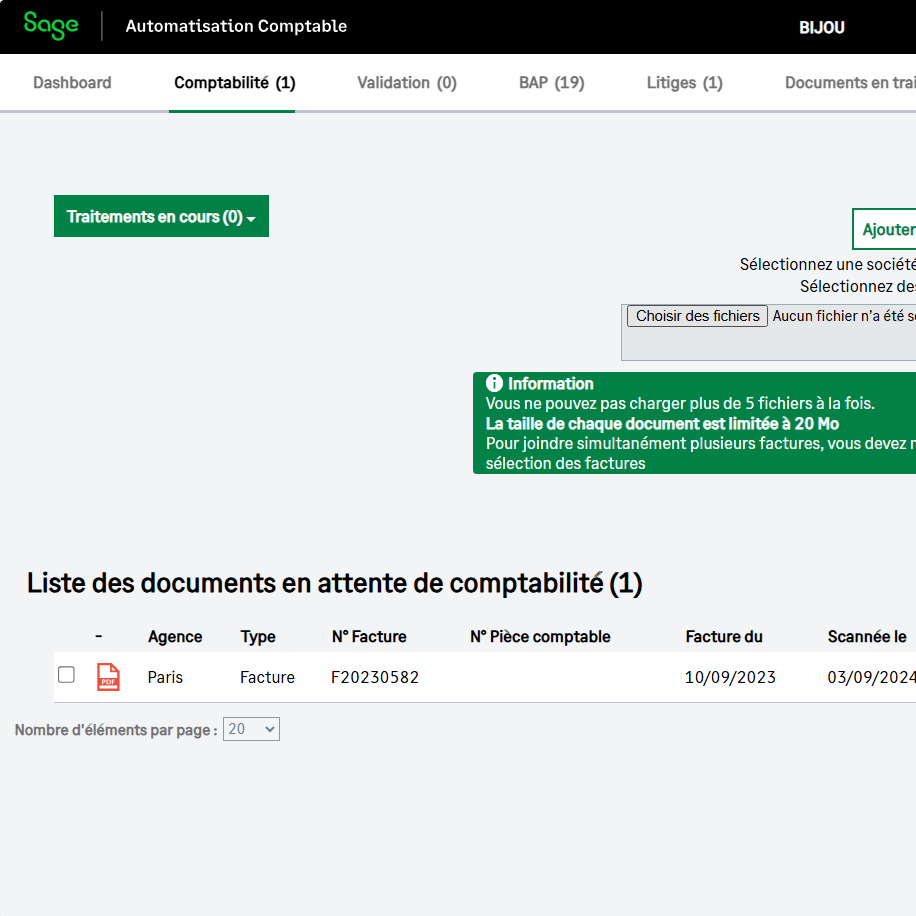 automatisation comptabilité ecran