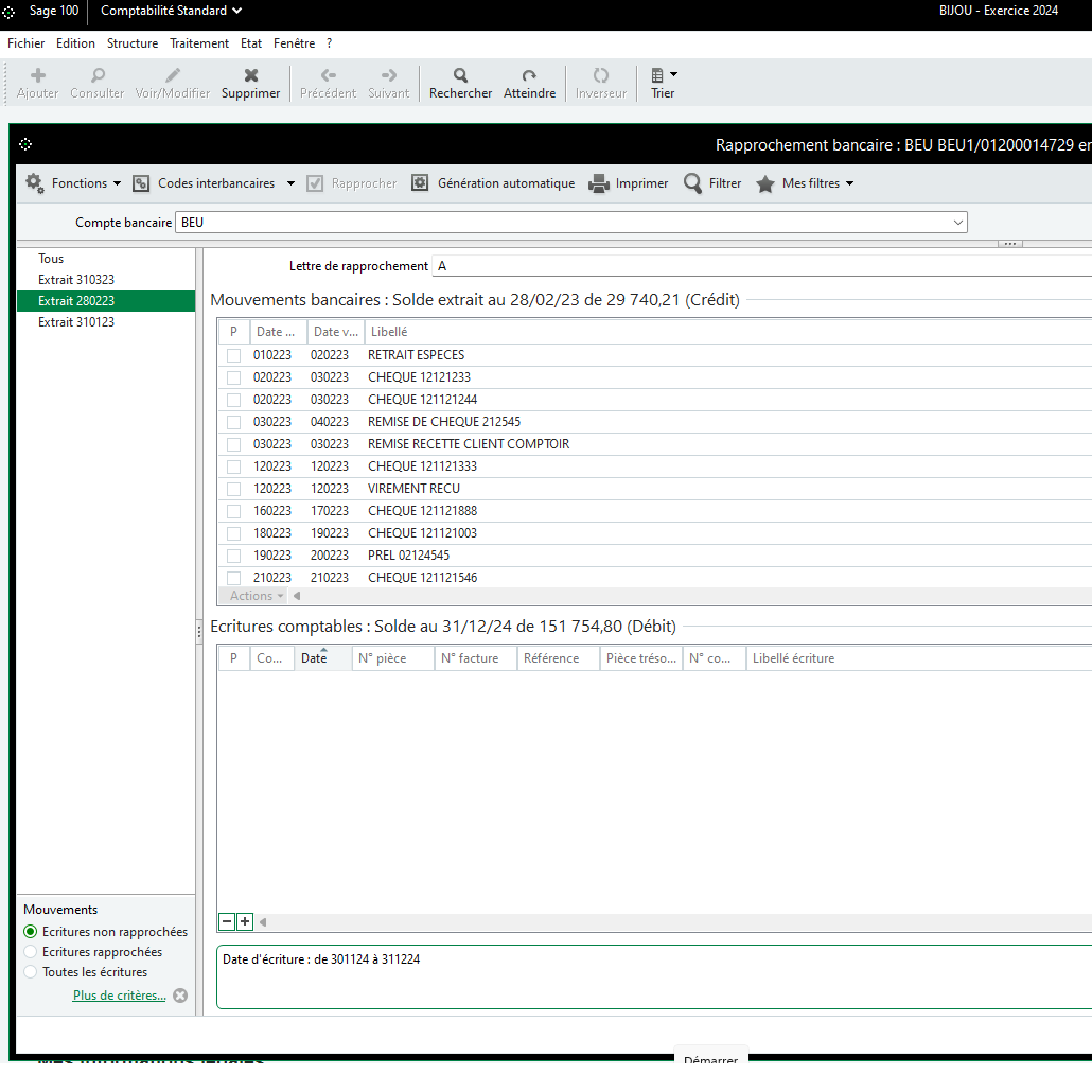 comptabilité sage 100 entreprise