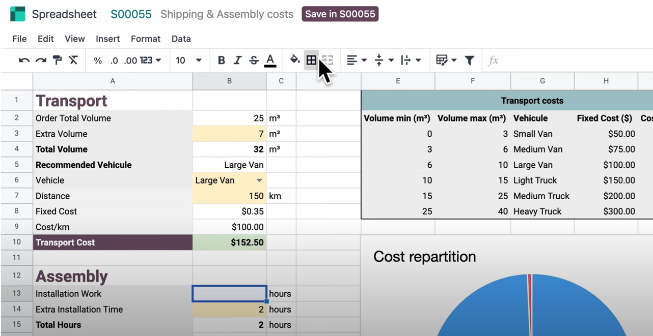 interface ventes odoo 18